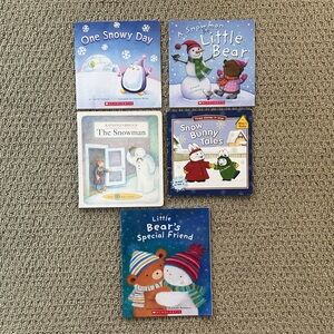 Winter-themed children’s book bundle max and ruby snowman scholastic 5 books